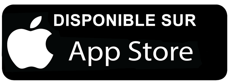 application disponible sur l'App store de Apple